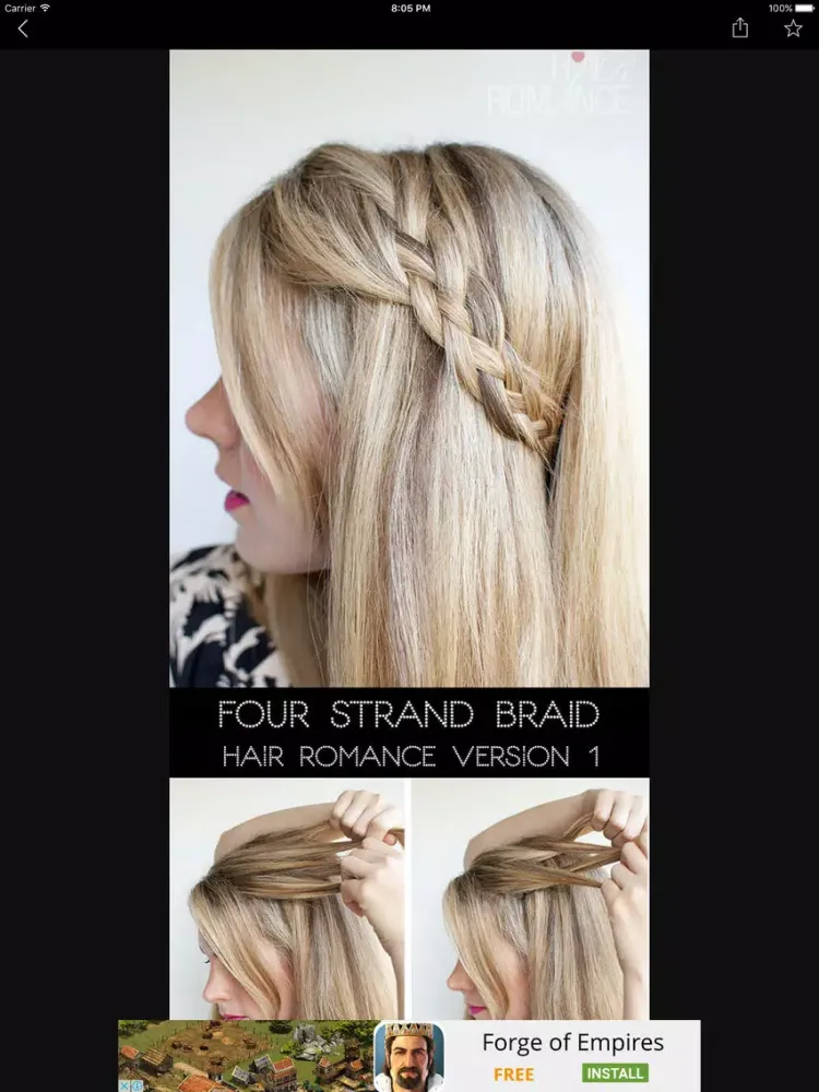 Capturas de pantalla de Hair styles and Haircuts iPad 