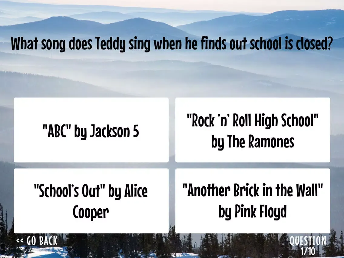 Zrzuty ekranu Ultimate Trivia for if i stay iPad 