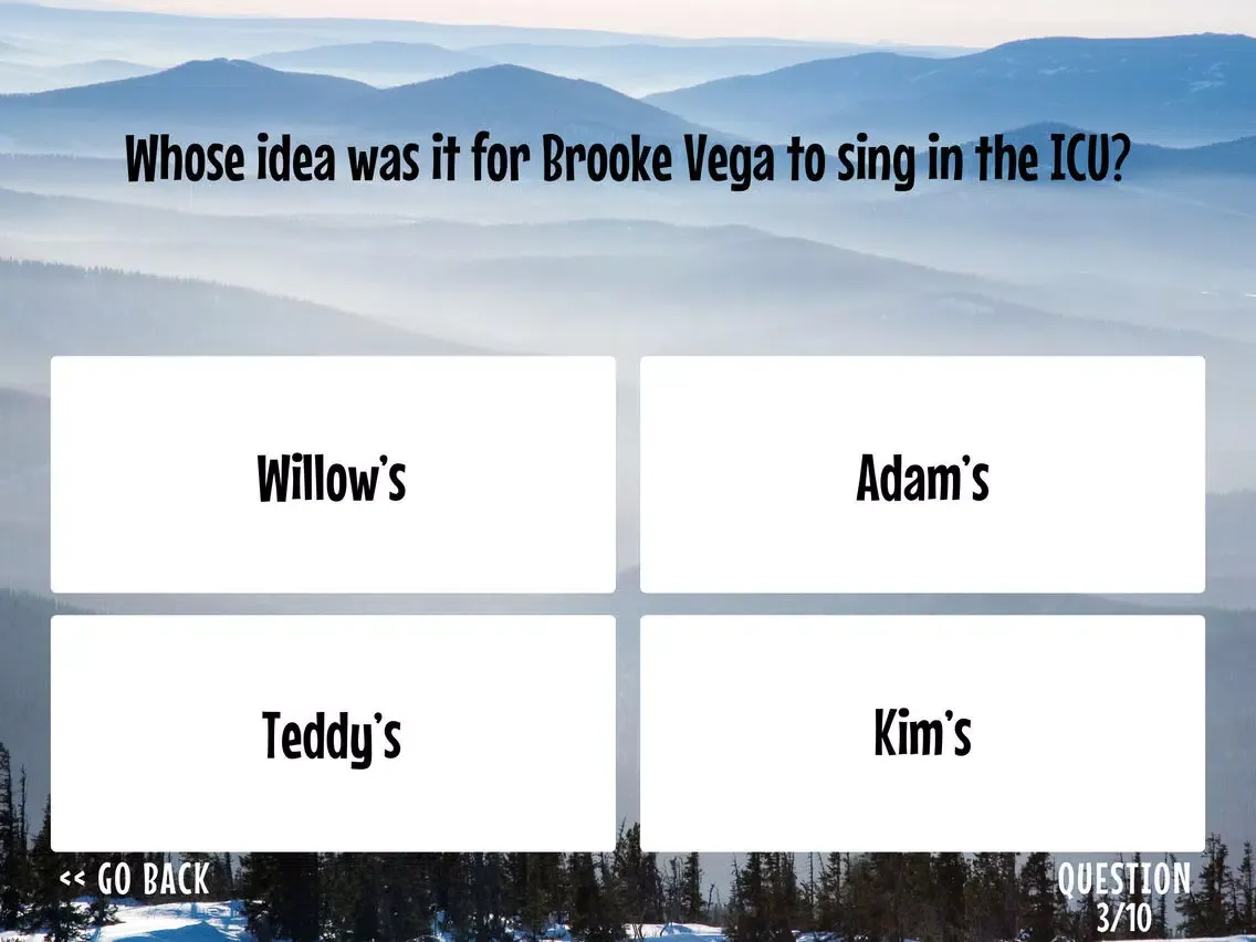 Zrzuty ekranu Ultimate Trivia for if i stay iPad 