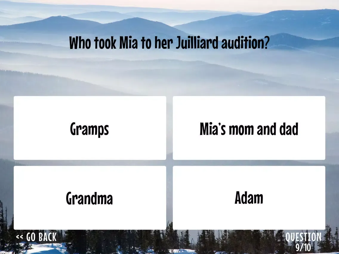Zrzuty ekranu Ultimate Trivia for if i stay iPad 