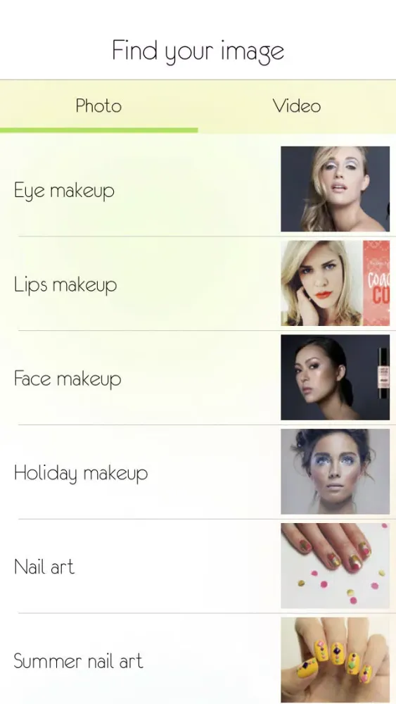 Makeup and nail art Screenshots