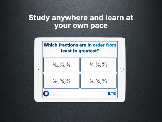 Tangkapan layar 4th Grade Math Practice iPad 