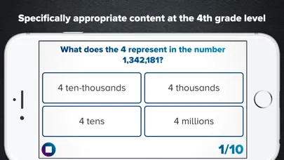 Tangkapan layar 4th Grade Math Practice