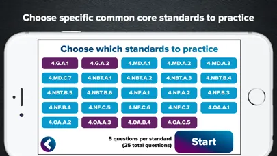 Tangkapan layar 4th Grade Math Practice