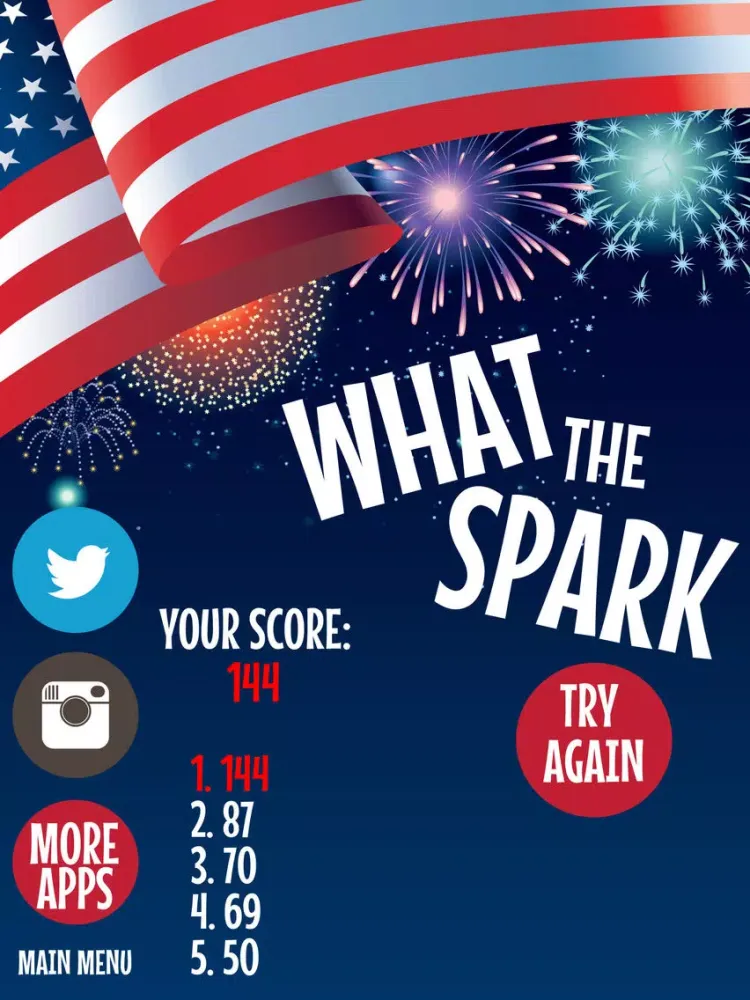 صور What The Spark - Celebrate the 4th of July! iPad 