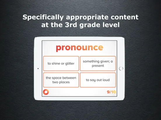 Captures d'écran de 3rd Grade Vocabulary Challenge iPad 