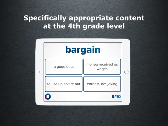 Скриншоты 4th Grade Vocabulary Challenge iPad 