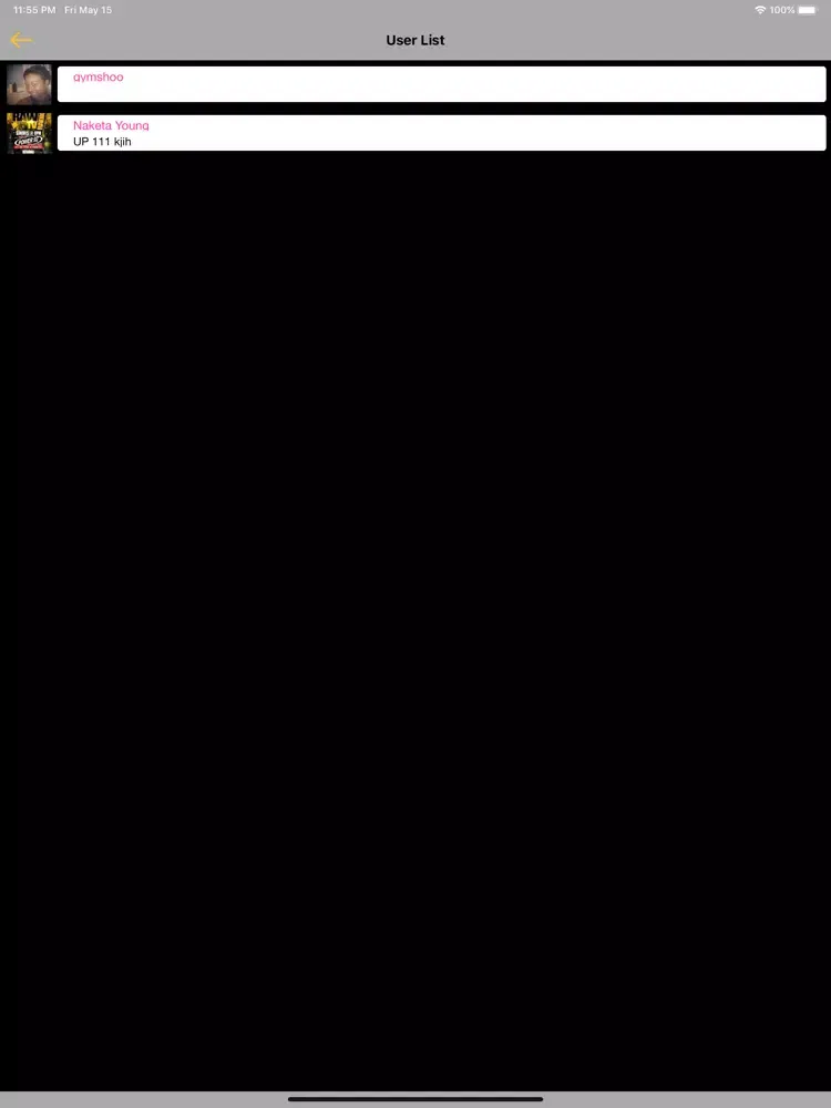 Peek@U GPS Chat iPad 应用截图