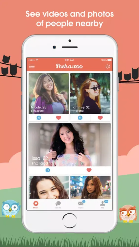 Peekawoo - Online Dating App & Meet Singles Nearby應用截圖
