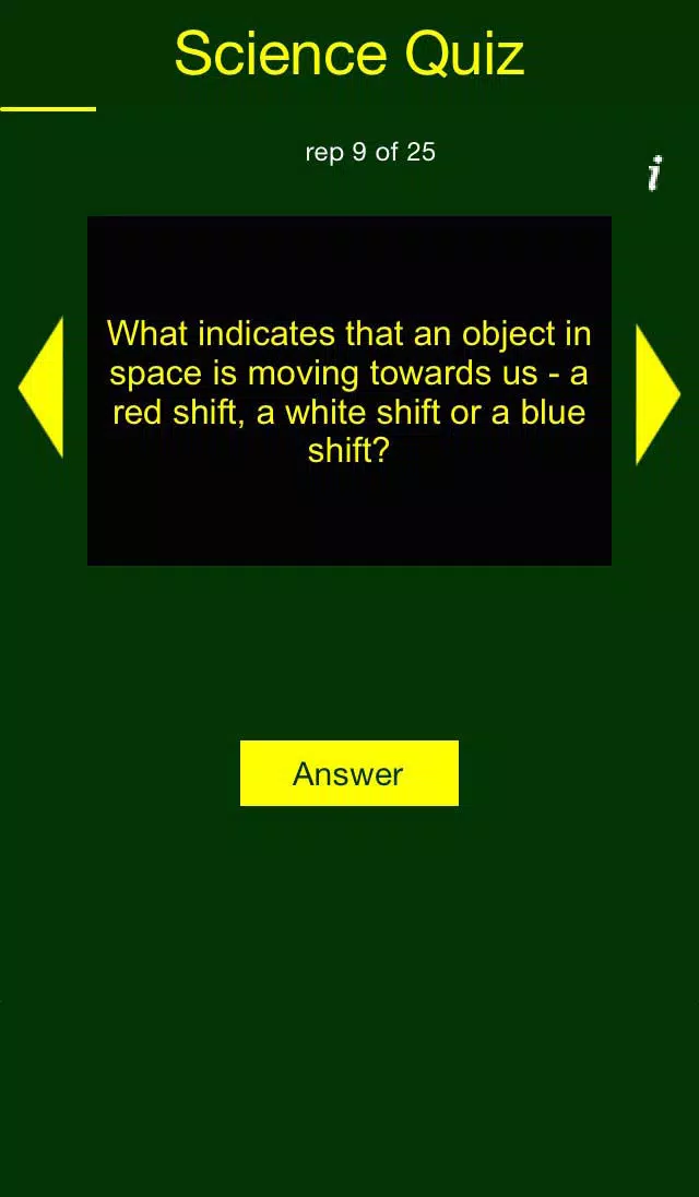 Captures d'écran de Pub Science Quiz