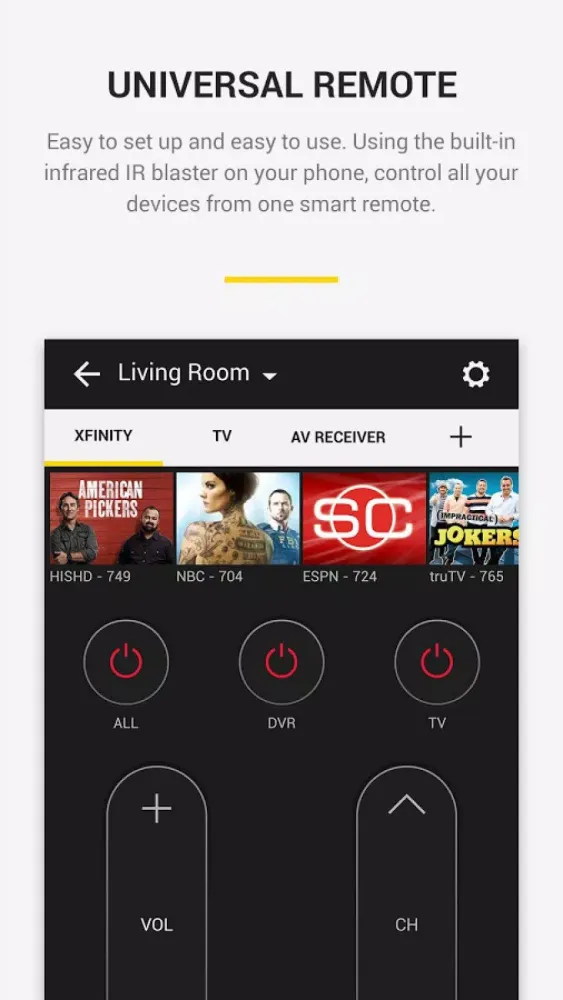 Peel Remote for Samsung TV Screenshots