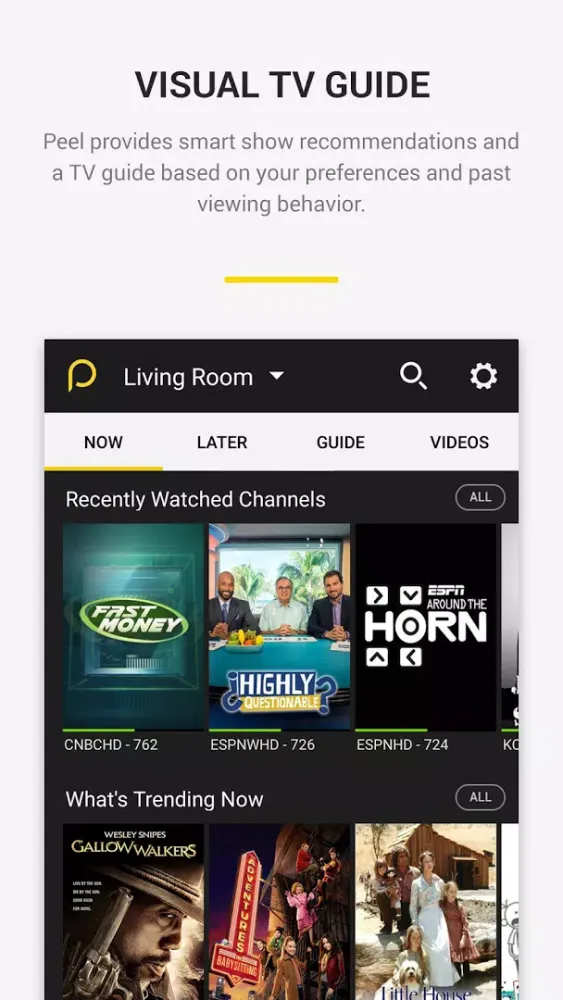 Peel Remote for Samsung TV Screenshots
