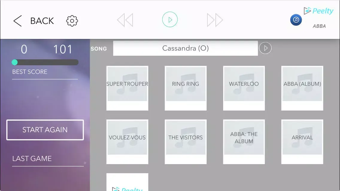 Peelty - Abba Edition স্ক্রিনশট