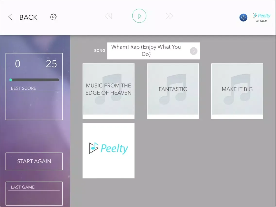 Zrzuty ekranu Peelty - Whoooom Edition iPad 