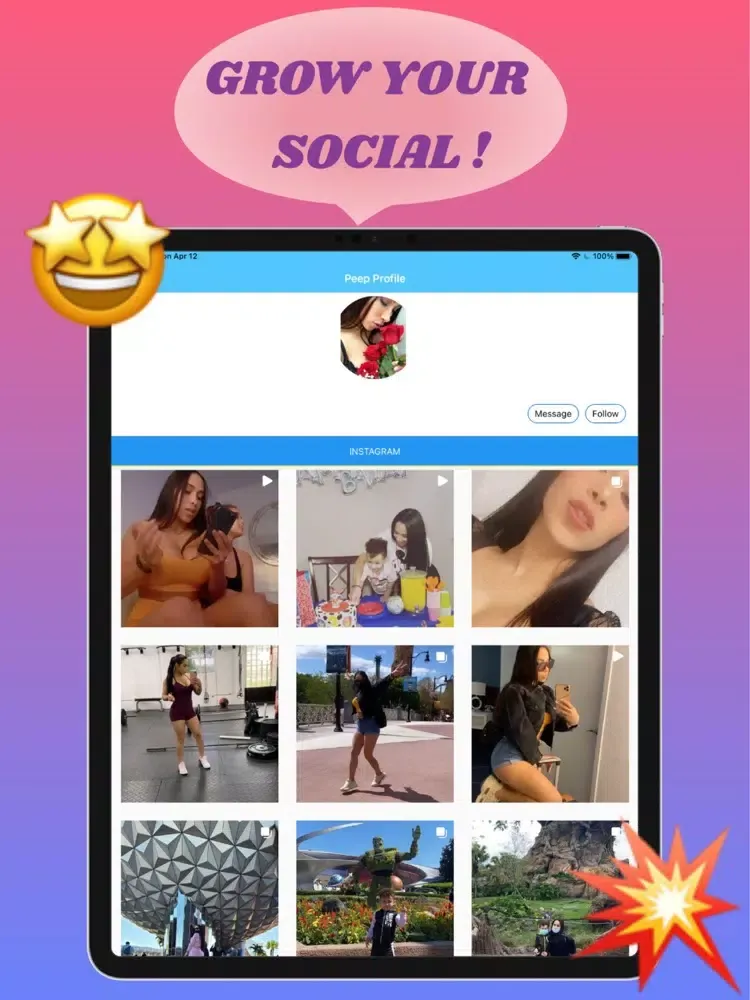 Zrzuty ekranu PeepX - Meet People Nearby iPad 