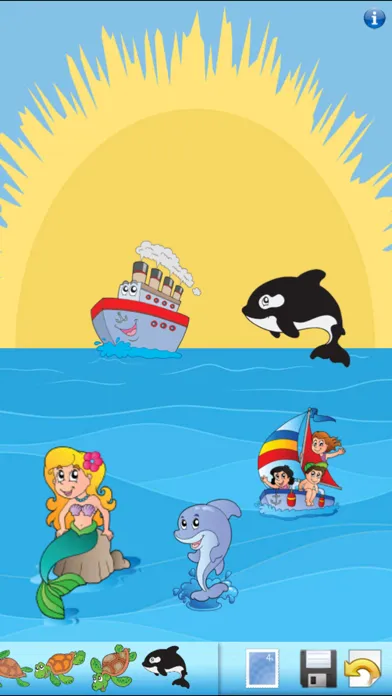 Скриншоты Ocean Sticker Book!