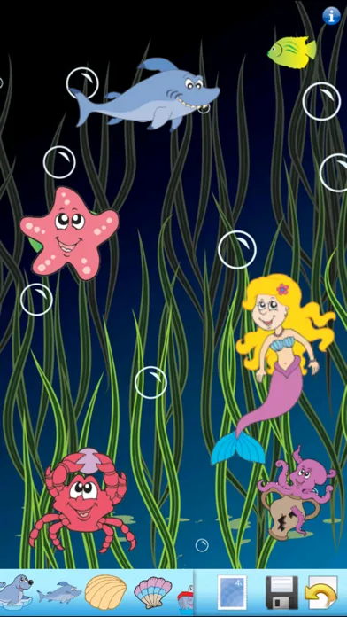 Скриншоты Ocean Sticker Book!
