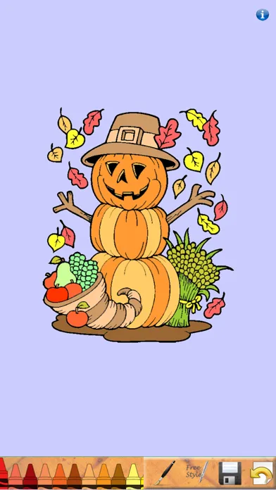 Screenshot di Thanksgiving Coloring Book!
