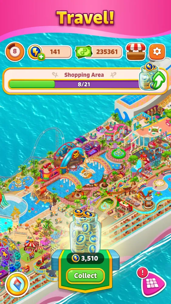 Merge Cruise Screenshots