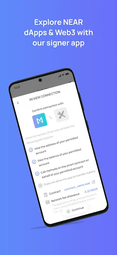 Capturas de tela do NEAR Mobile - Crypto Wallet