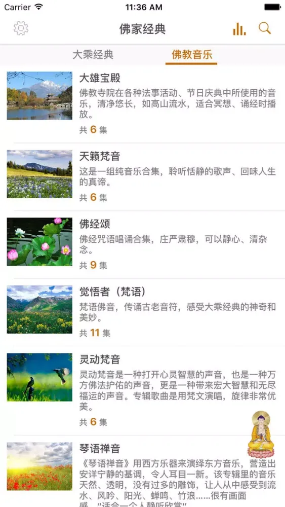 佛经佛乐 - 积福 许愿 消灾 求财 转运 本命年 سکرین شاٹس