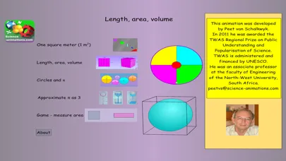 Capturas de tela do Area and Volume