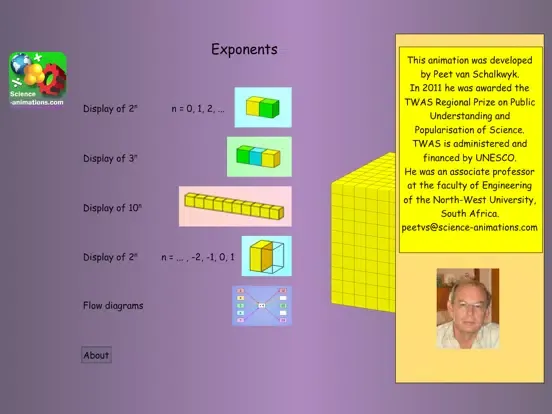 Tangkapan skrin Exponents Animation iPad 