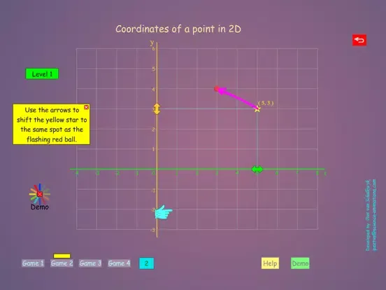 Maths Coordinates iPad  スクリーンショット