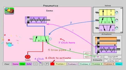Pneumatics Animation स्क्रीनशॉट