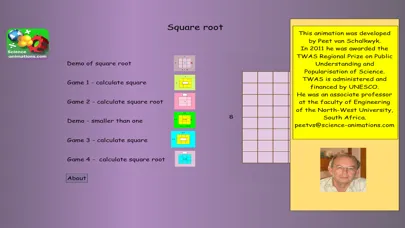 Square Root Animation স্ক্রিনশট