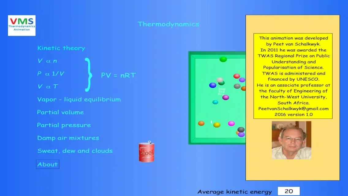 VMS - Thermodynamics Animation Lite Screenshots