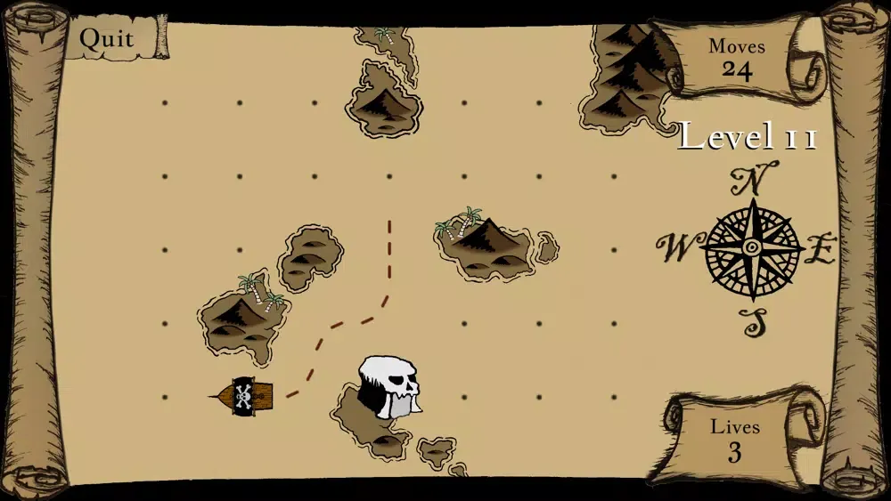 Capturas de tela do Pirate's Run