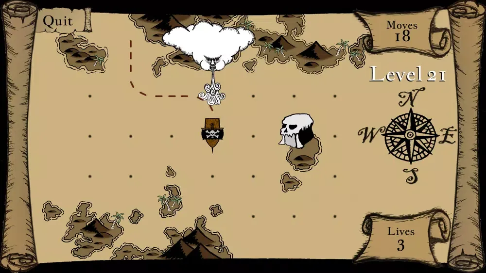 Capturas de tela do Pirate's Run