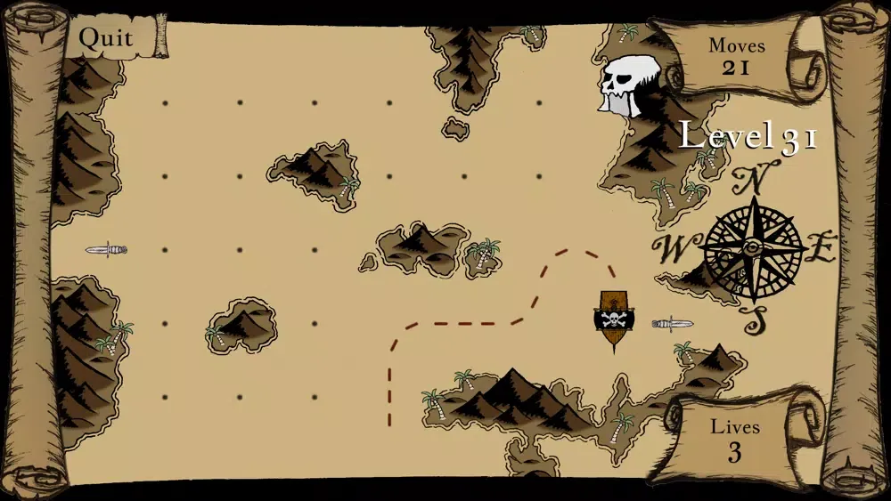 Capturas de tela do Pirate's Run