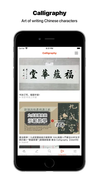 Chinese Characters Daily Screenshots