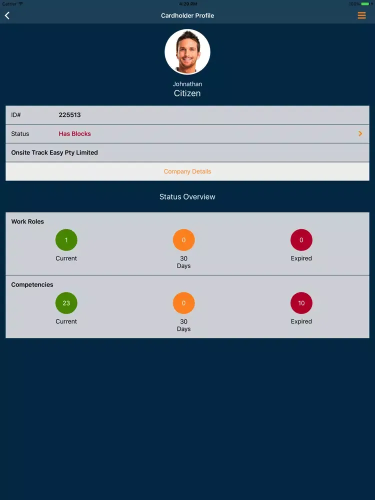 Zrzuty ekranu Onsite Mobile - USA iPad 