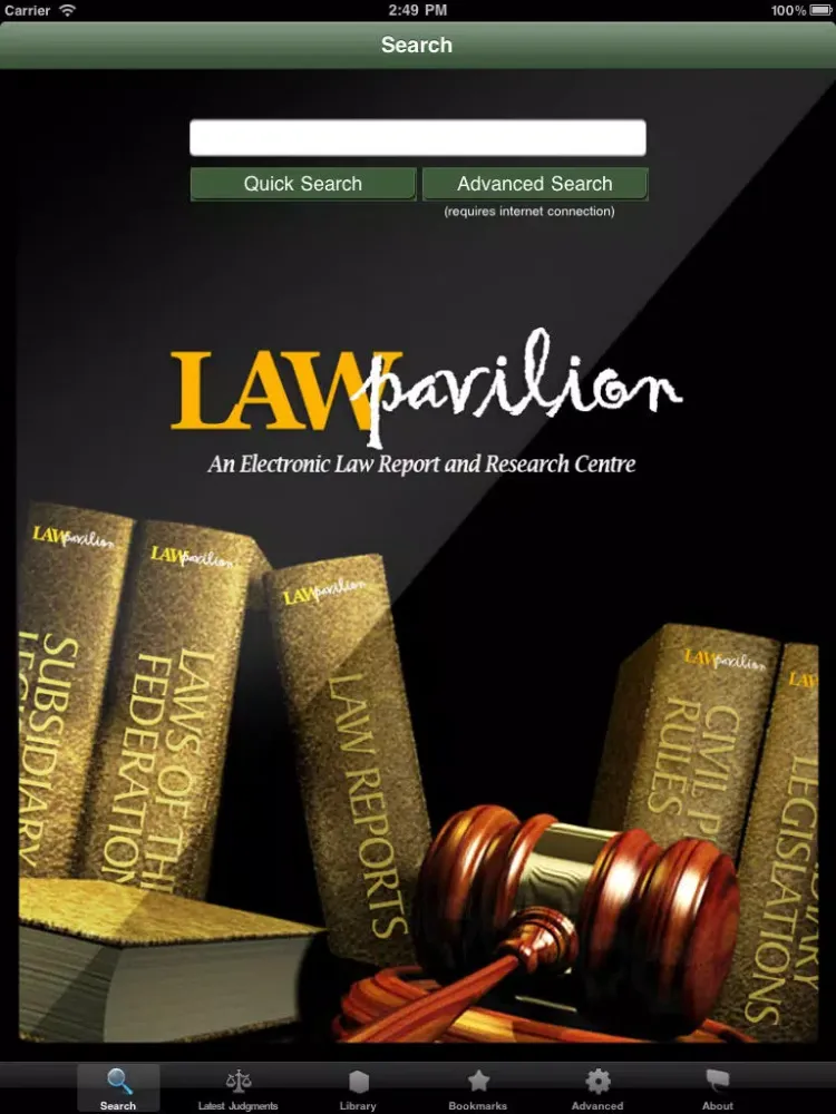 Screenshot di LawPavilion Plus iPad 