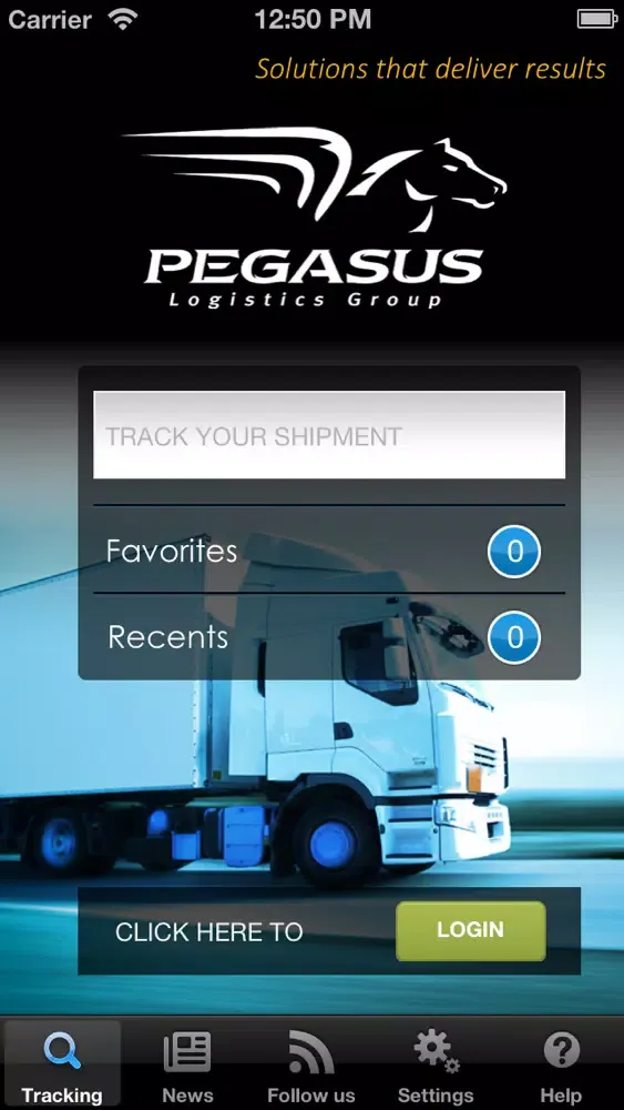 Zrzuty ekranu Pegasus Logistics Group