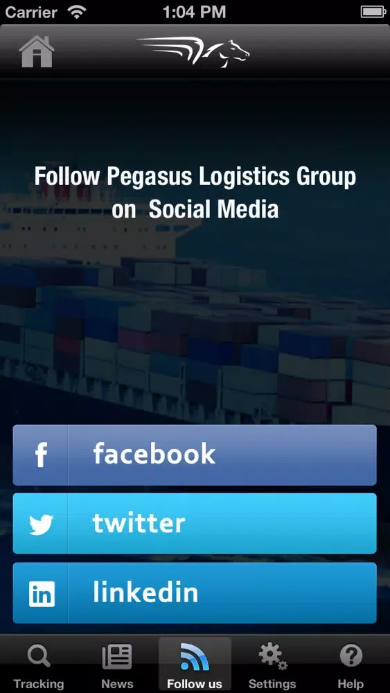 Zrzuty ekranu Pegasus Logistics Group