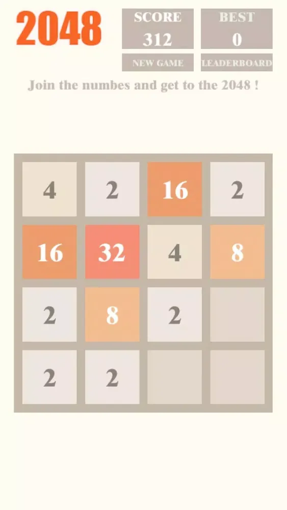 2048 MINI PUZZLE GAME Screenshots