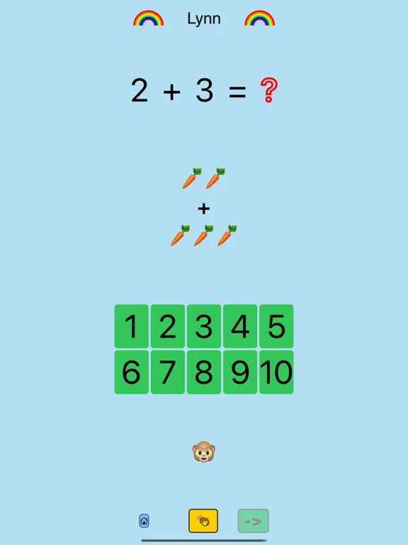 ภาพหน้าจอของ Kindergarten Math Drill iPad 