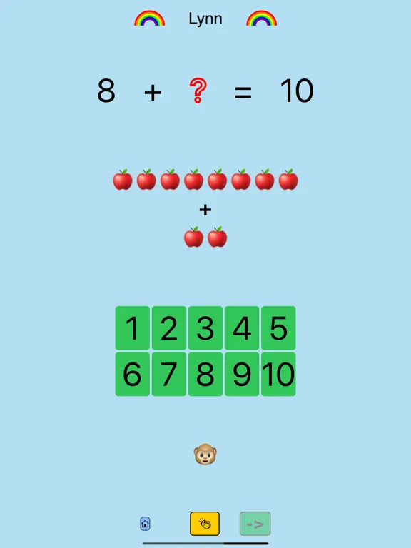 ภาพหน้าจอของ Kindergarten Math Drill iPad 