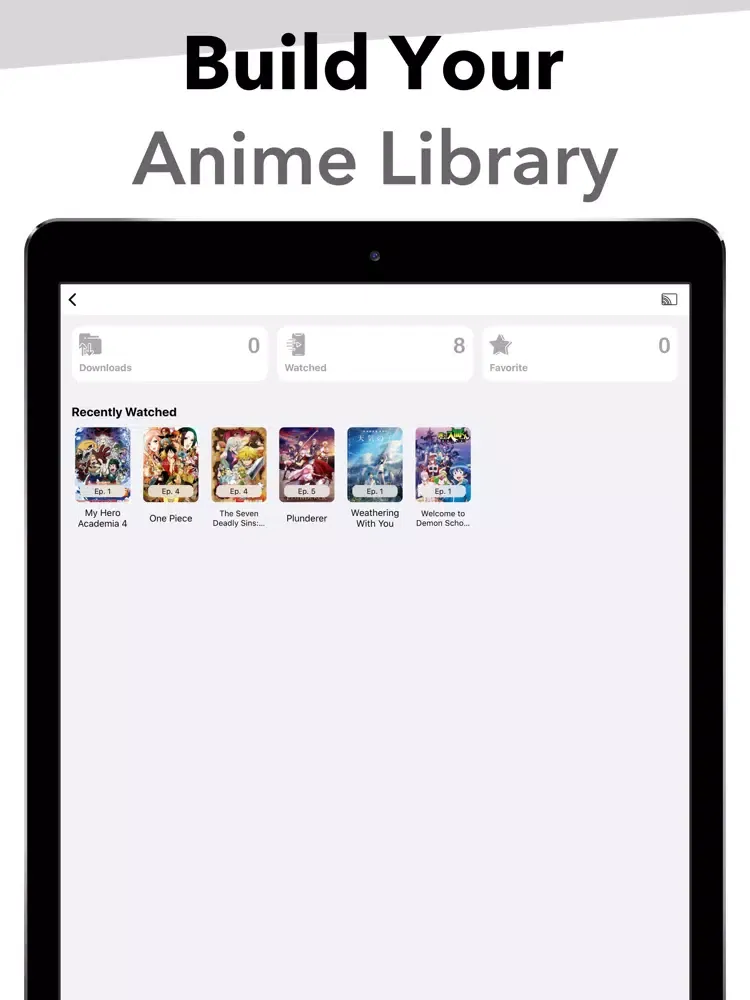 Watch Anime, Best Online Manga iPad  Screenshots