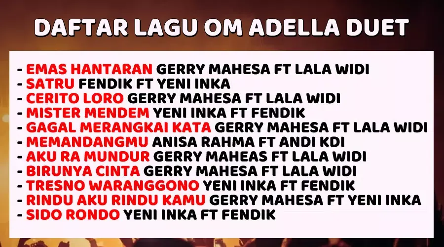 Captures d'écran de Om Adella Duet Dangdut Lengkap