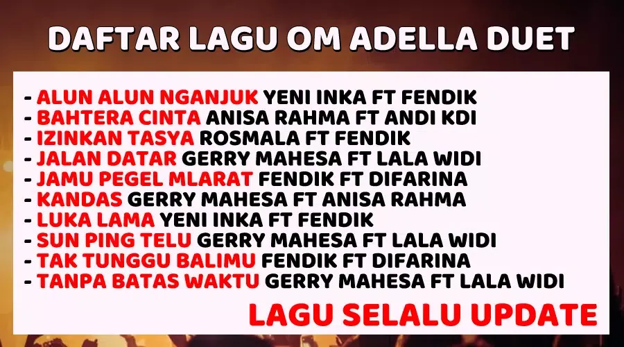 Captures d'écran de Om Adella Duet Dangdut Lengkap
