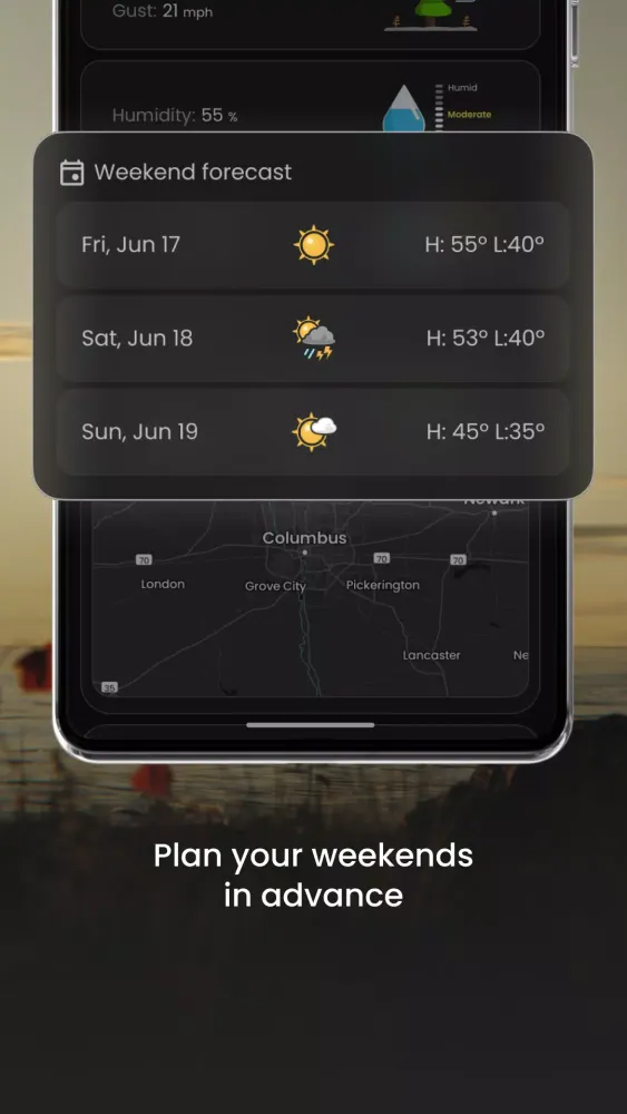 Ảnh chụp màn hình của The Weather Network +