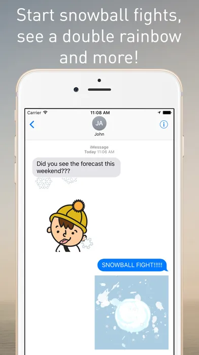 صور The Weather Network Stickers for iMessage