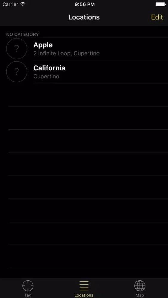My Pinpoint Screenshots