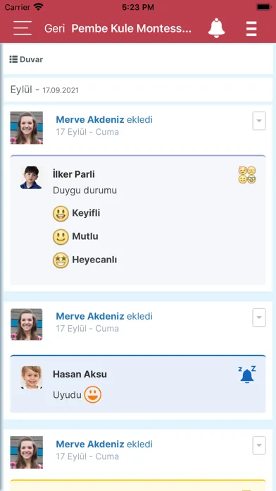 Zrzuty ekranu Pembe Kule Montessori