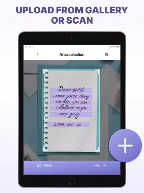 Tangkapan skrin Handwriting OCR : Text Editor iPad 